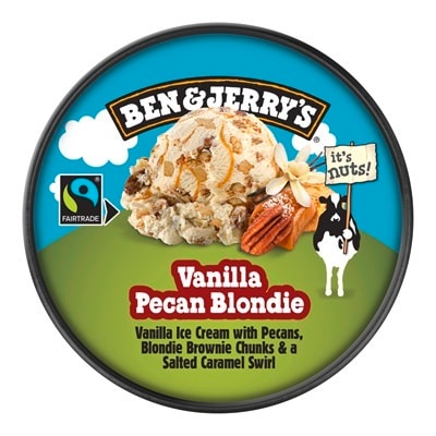 B&J Vanilla Pecan Blondie 465ml - 