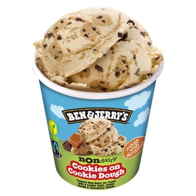 B&J Cookies on Cookie Dough Non Dairy 465ml - 
