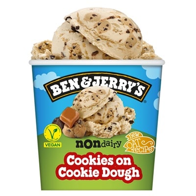 B&J Cookies on Cookie Dough Non Dairy 465ml - 