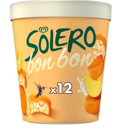 Solero Bon Bon Ice Cream Frozen Snack Exotic 192 ml 12MP - 