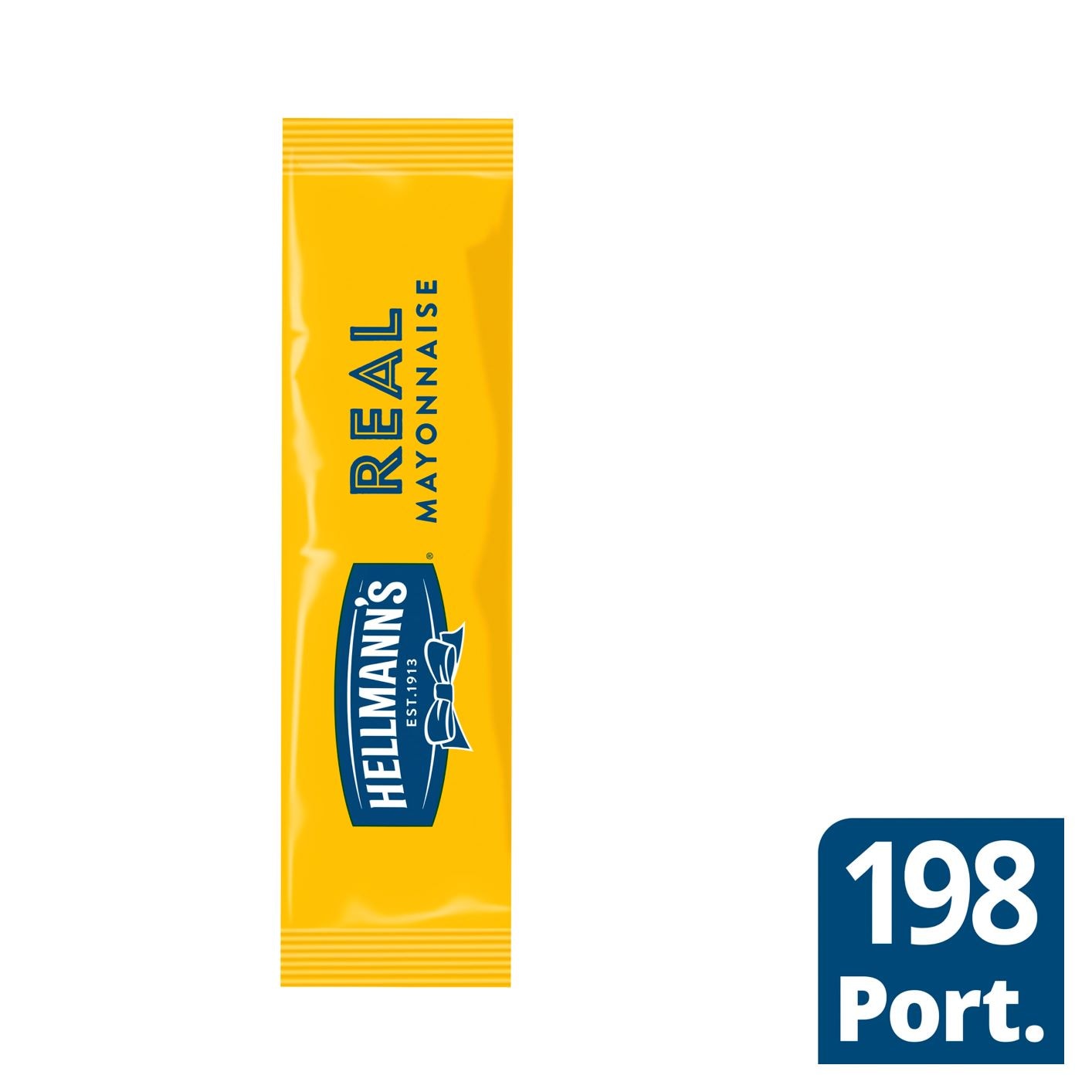Hellmann's Real Mayonnaise 198 x 10ml Portions - 