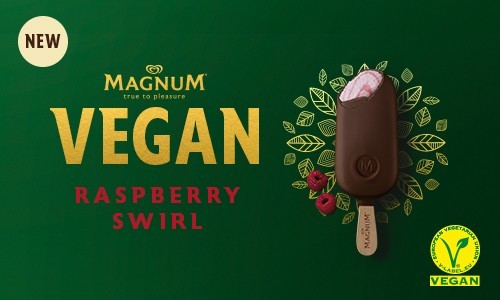 Introducing Plant based indulgence MAGNUM VEGAN Raspberry Swirl