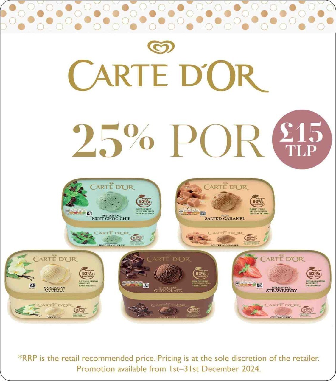 Carte D'OR 25% POR Carte D'OR 25% POR