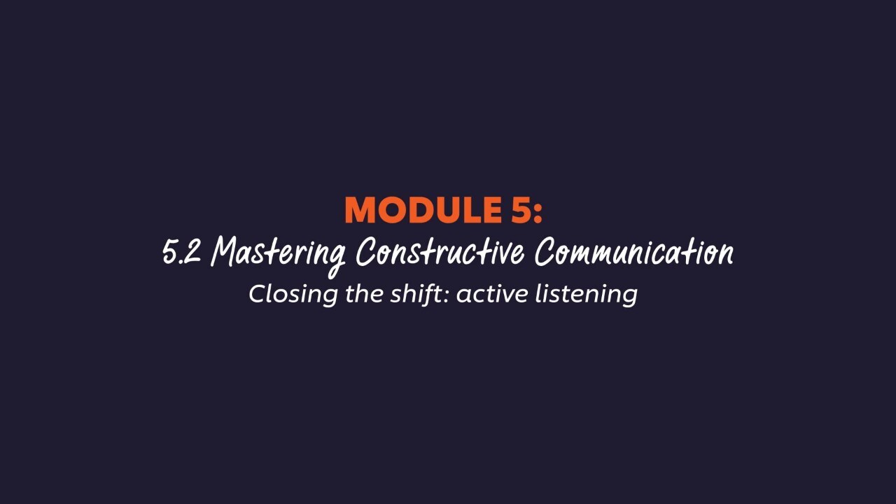 Active Listening